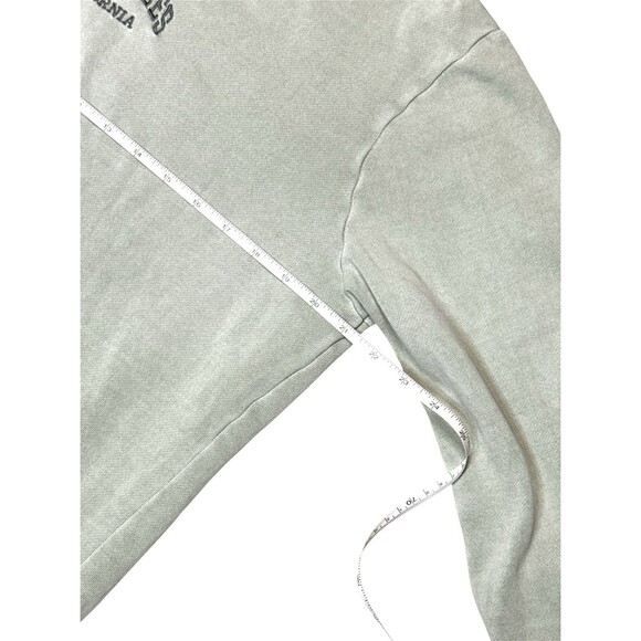 Pacsun Embroidered Los Angeles Sweatshirt Mens‎ Small Green Crewneck Streetwear - Picture 2 of 7